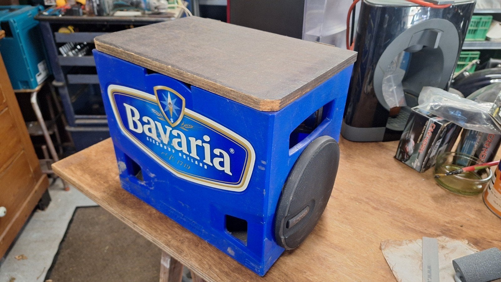 Bavaria radio-box, Ophalen, Gebruikt
