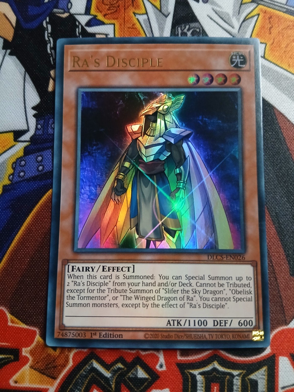 Ra's Disciple - Ultra Rare DLCS - Yu-Gi-Oh, Hobby en Vrije tijd, Verzamelkaartspellen | Yu-gi-Oh!, Ophalen of Verzenden, Zo goed als nieuw