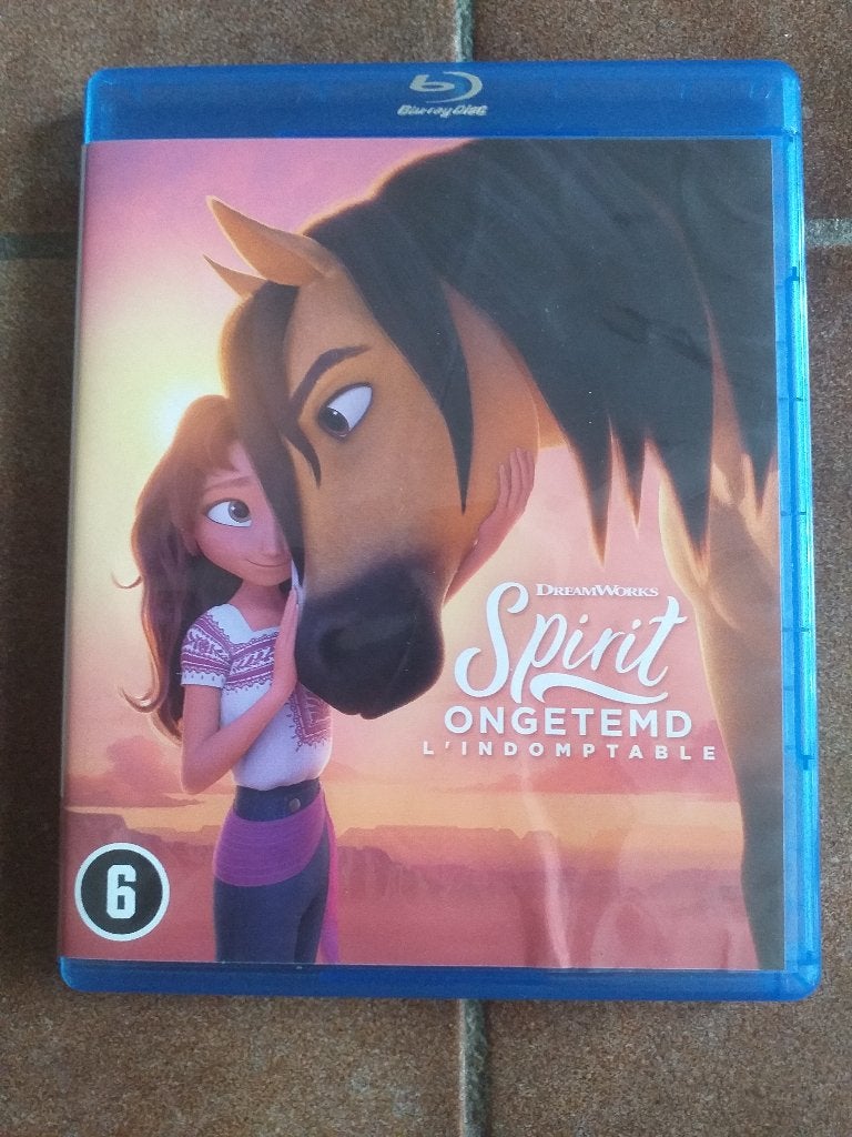 Spirit Ongetemd Bluray, Ophalen of Verzenden, Zo goed als nieuw, Tekenfilms en Animatie