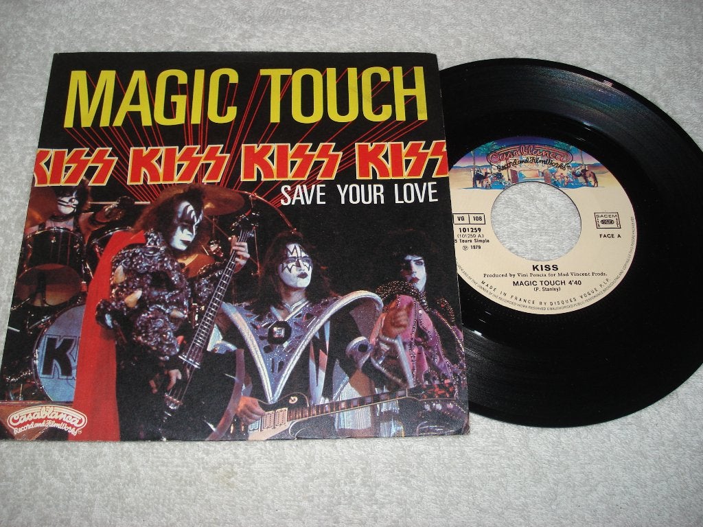 Kiss     Magic Touch   Frankrijk    Orgineel, Cd's en Dvd's, Fotohoes, Ophalen of Verzenden, Zo goed als nieuw, Rock en Metal