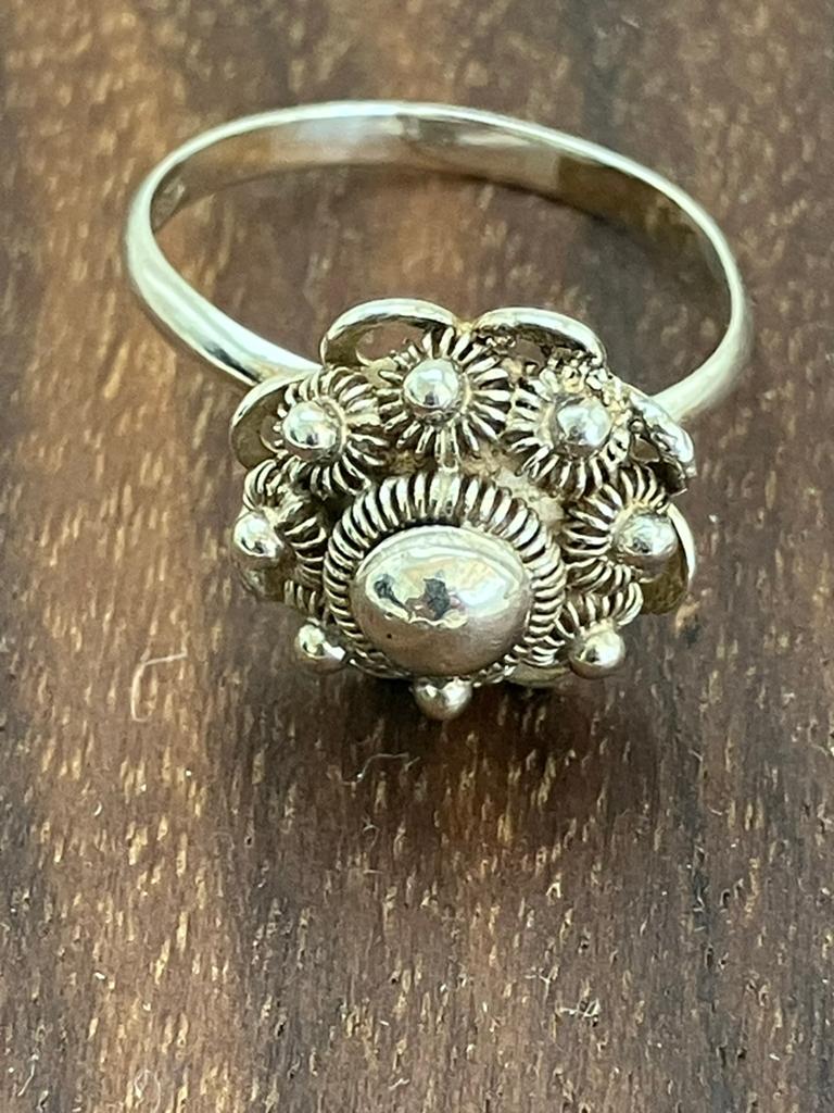 Zilveren ring Zeeuwse knoop, Sieraden, Tassen en Uiterlijk, Ringen, Zo goed als nieuw, Dame, Kleiner dan 17, Zilver, Ophalen of Verzenden
