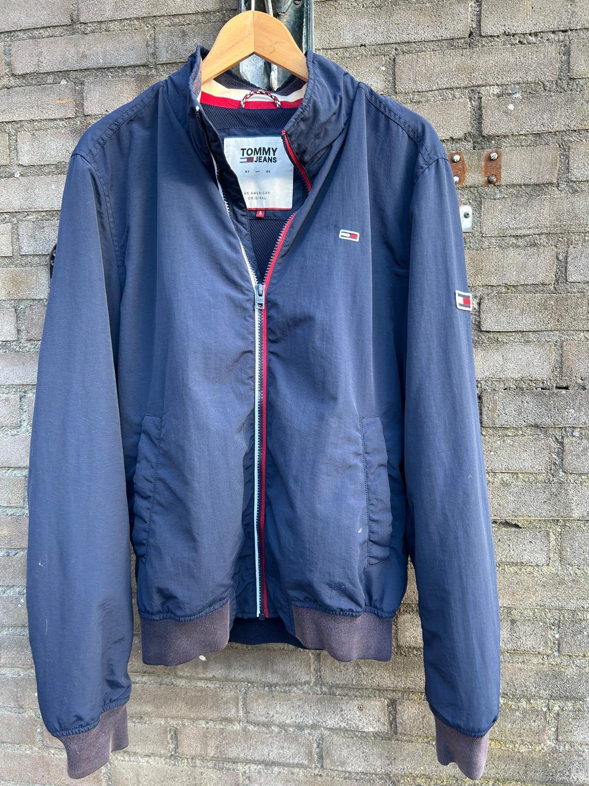 Tommy Hilfiger jas, Ophalen, Gedragen, Maat 46 (S) of kleiner, Blauw
