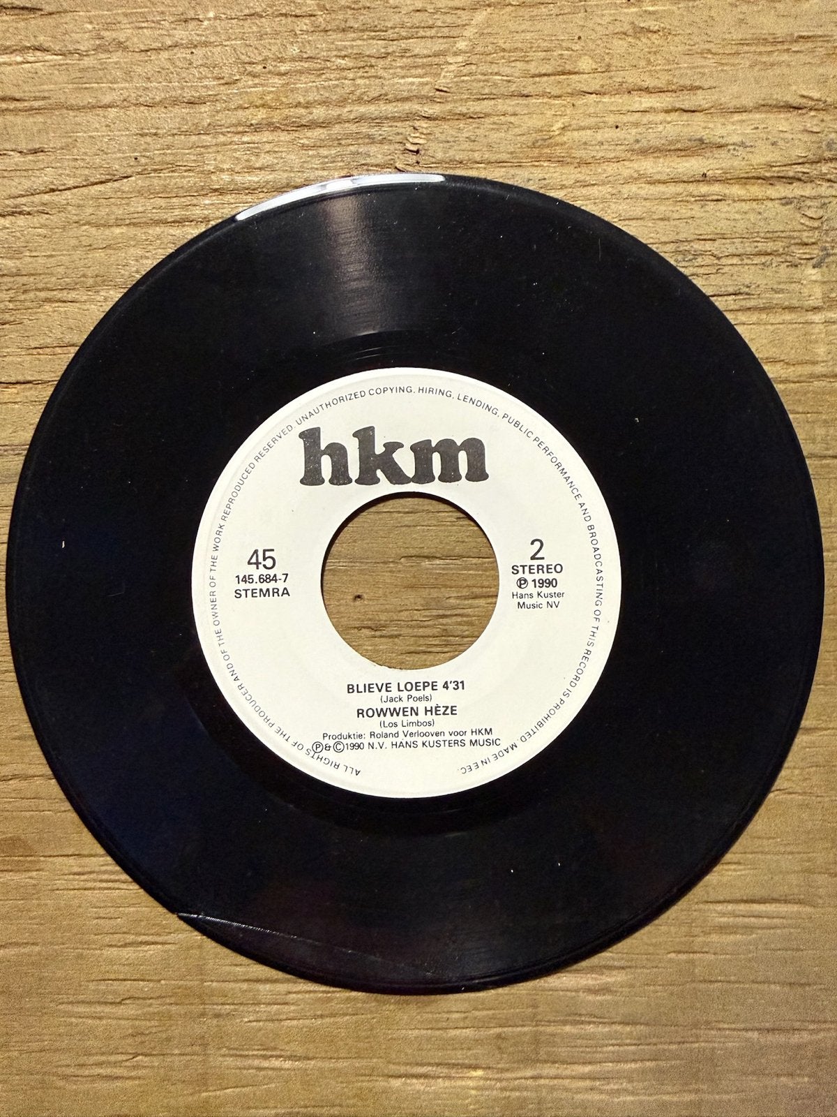 Rowwen Hèze - Limburg / Blieve Loepe, Gebruikt, Originele persing, 7 inch, Ophalen of Verzenden