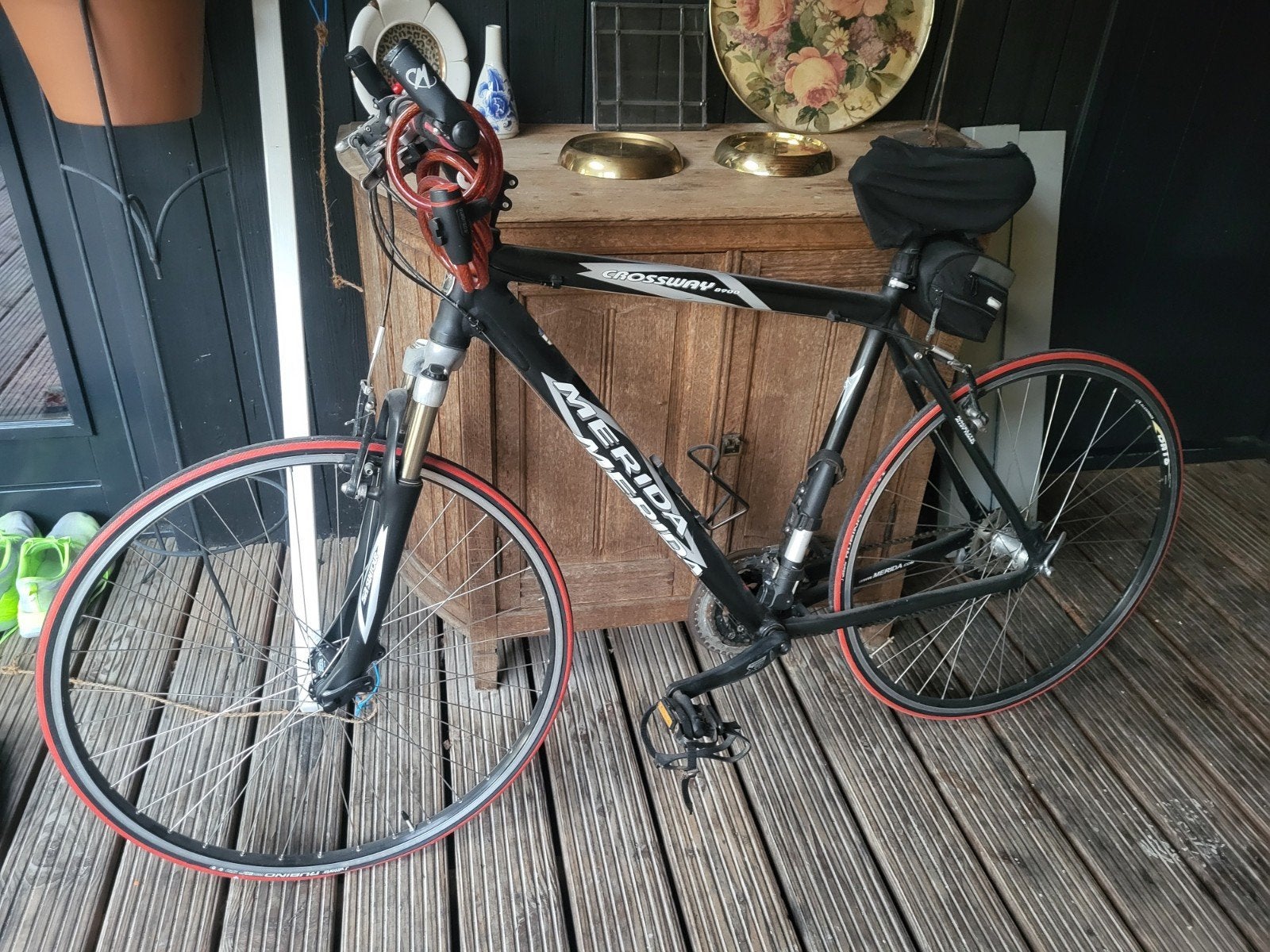 Merida Crossway 8900 Hybride Fiets – Licht, Comfortabel en S, 28 inch, Gebruikt, Meer dan 20 versnellingen, Ophalen