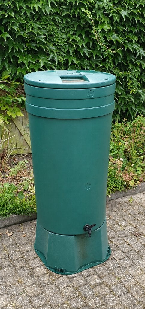 Regenton met aansluitmateriaal, Tuin en Terras, Regentonnen, Ophalen, Kunststof, Gebruikt, Met kraantje