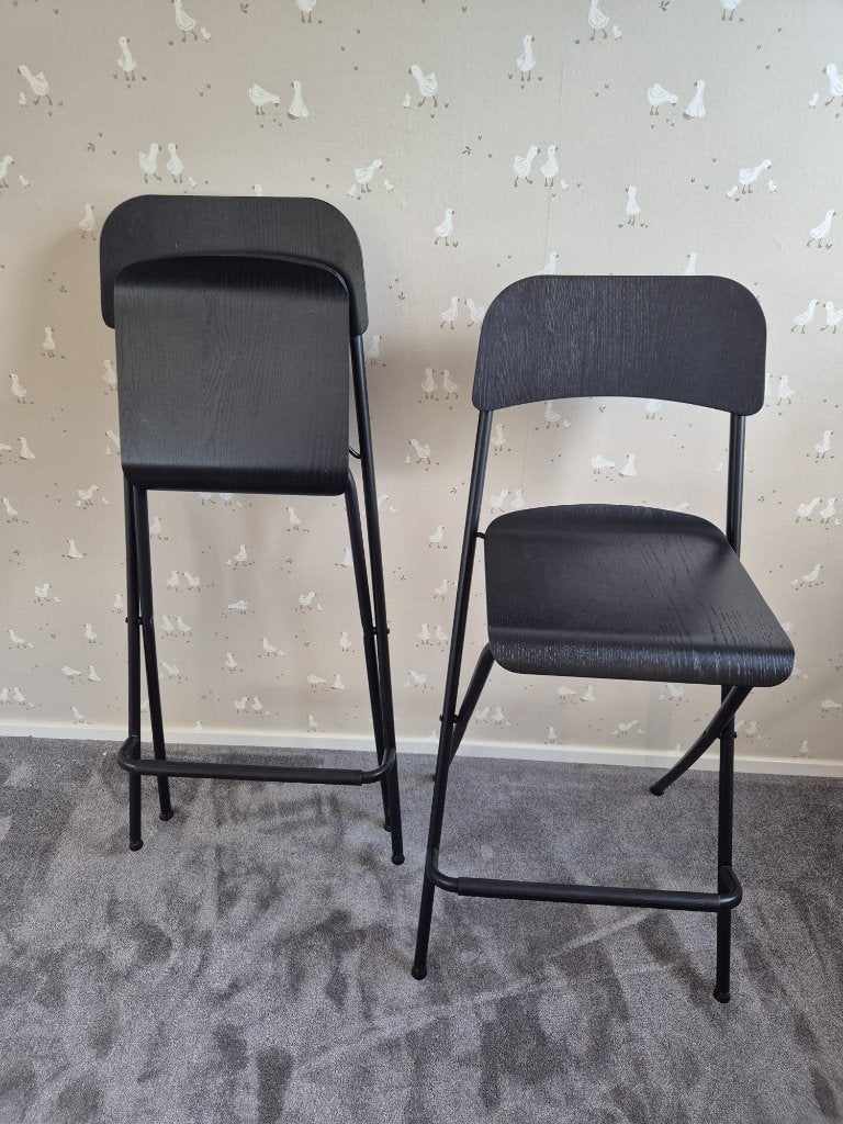 Barkruk IKEA  Franklin 63cm, Huis en Inrichting, Barkrukken, Ophalen, Met voetsteun, 60 tot 90 cm, Zo goed als nieuw