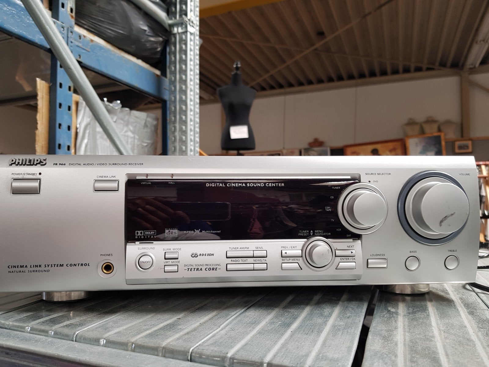 Philips FR966 Digital Audio/Video Surround Receiver, 1947KT, Gebruikt, Kringloopafrika@hotmail.com, Kringloopafrika