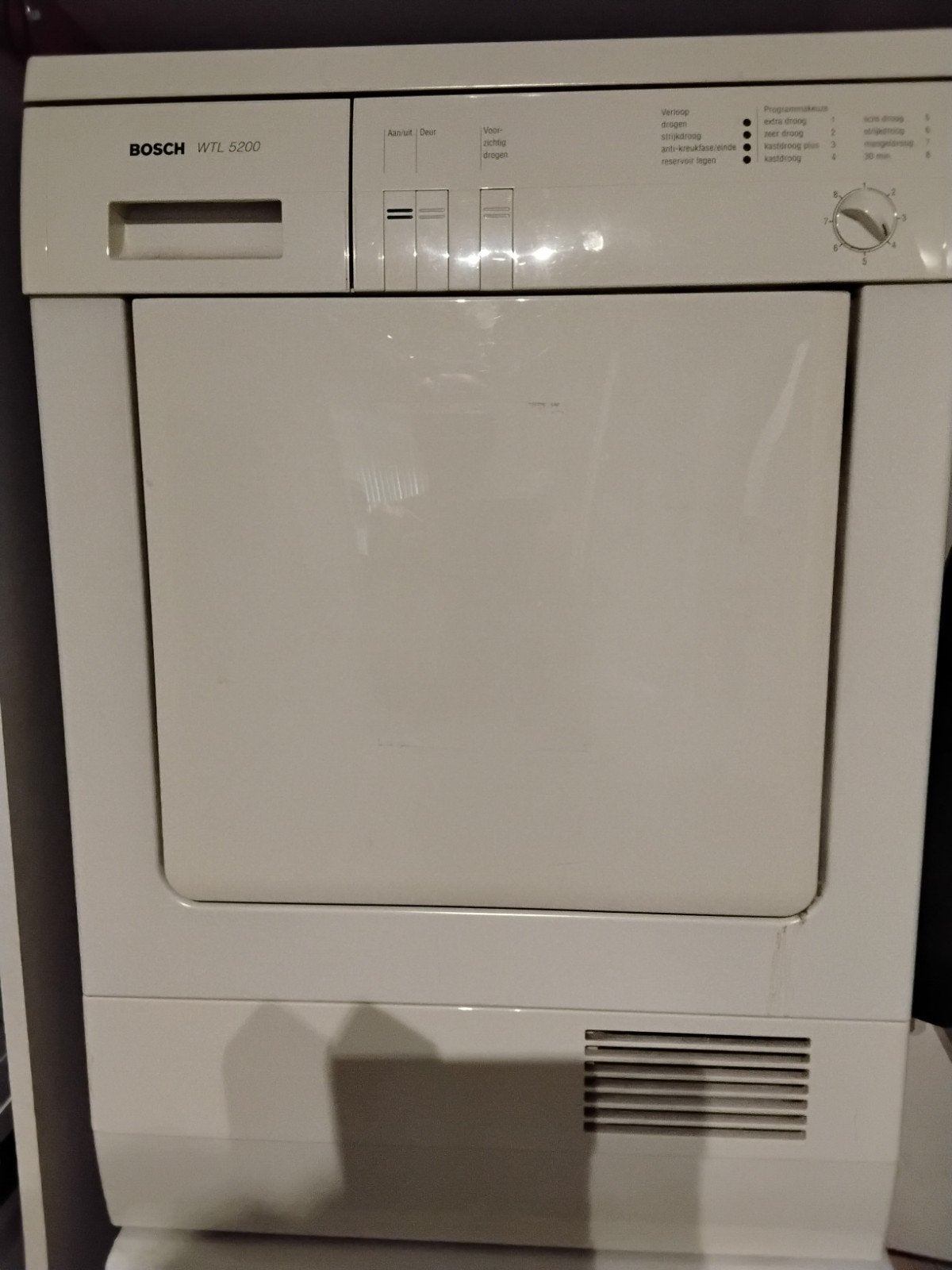 Bosch wasdroger WTL5200 gratis op te halen., Witgoed en Apparatuur, Wasdrogers, Ophalen, 6 tot 8 kg, Gebruikt, Minder dan 85 cm
