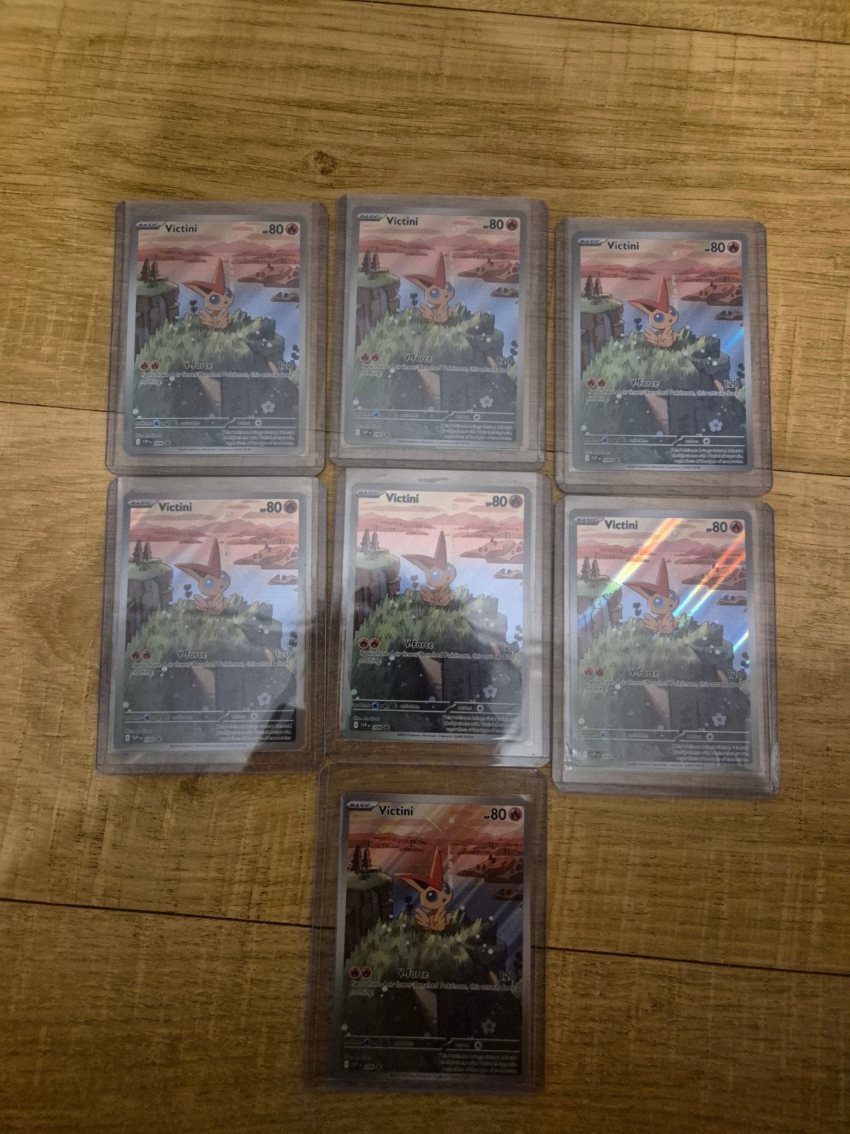 7x Victini Promo 208 Pokémon Kaarten - Mint Conditie, Ophalen of Verzenden, Nieuw, Meerdere kaarten, Foil