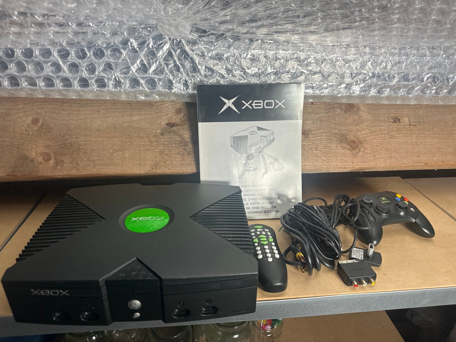 Originele Xbox Console met Controller en Afstandsbediening, Spelcomputers en Games, Spelcomputers | Xbox Original, Ophalen, Gebruikt