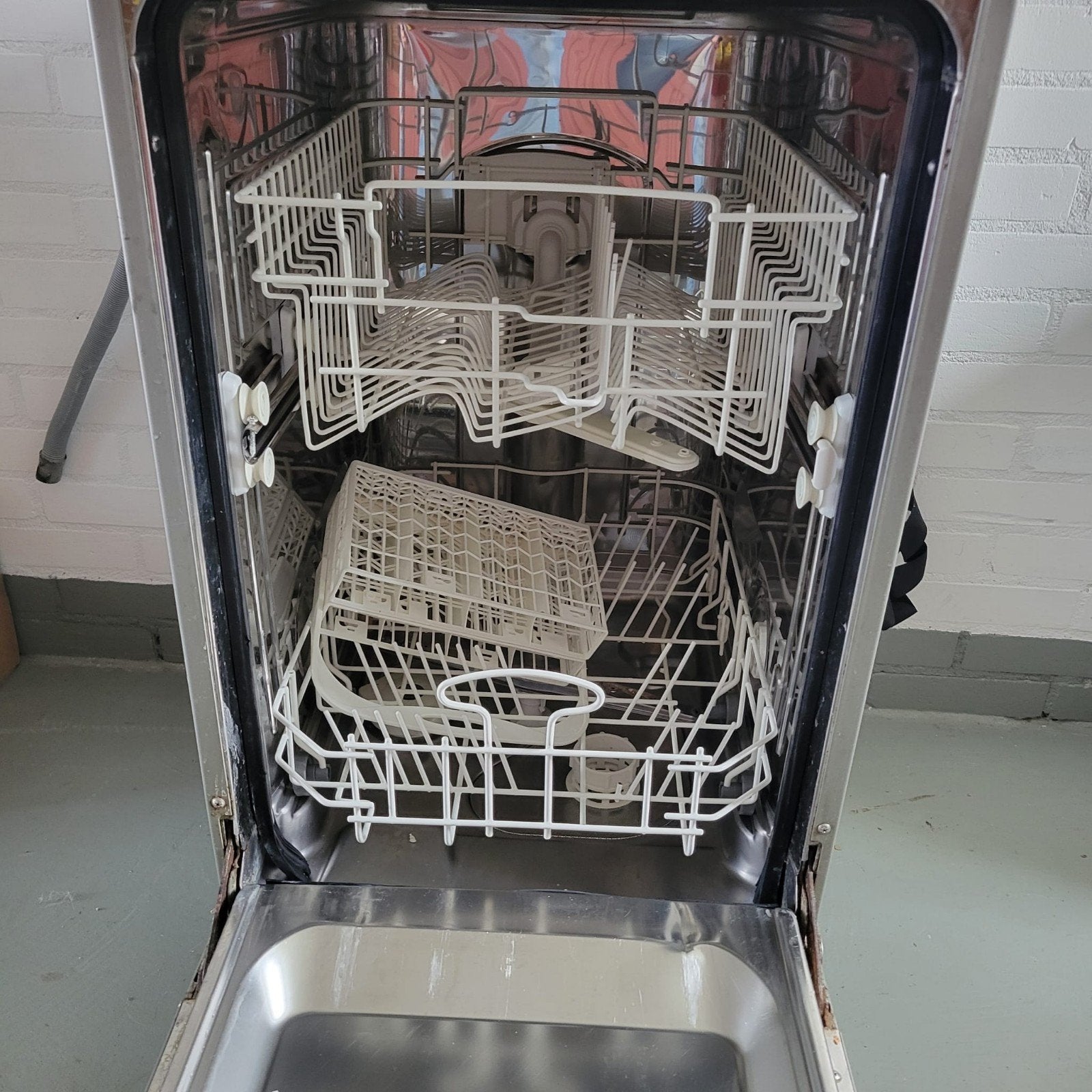 Whirlpool vaatwasser 45 cm RVS, Ophalen, Minder dan 85 cm