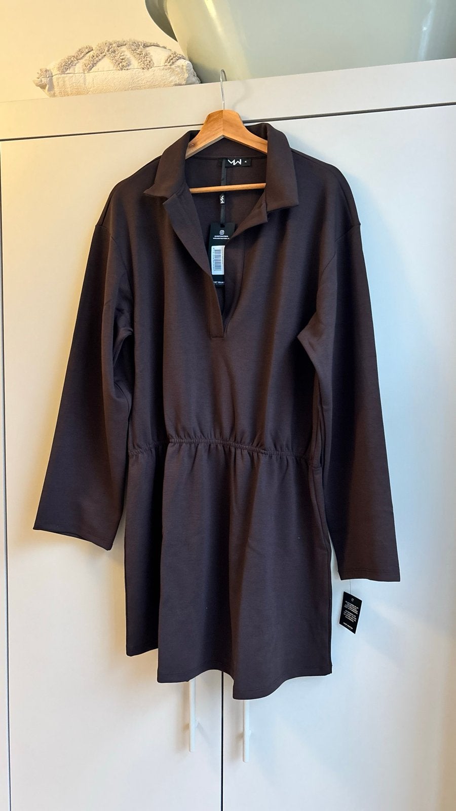 Most Wanted NL Jurk Bruin Maat XL, Bruin, Maat 46/48 (XL) of groter, Nieuw, Ophalen of Verzenden