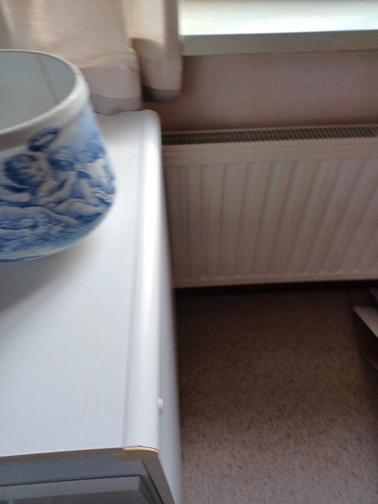 bloempot blauw, Gebruikt, Rond, Binnen, Ophalen of Verzenden