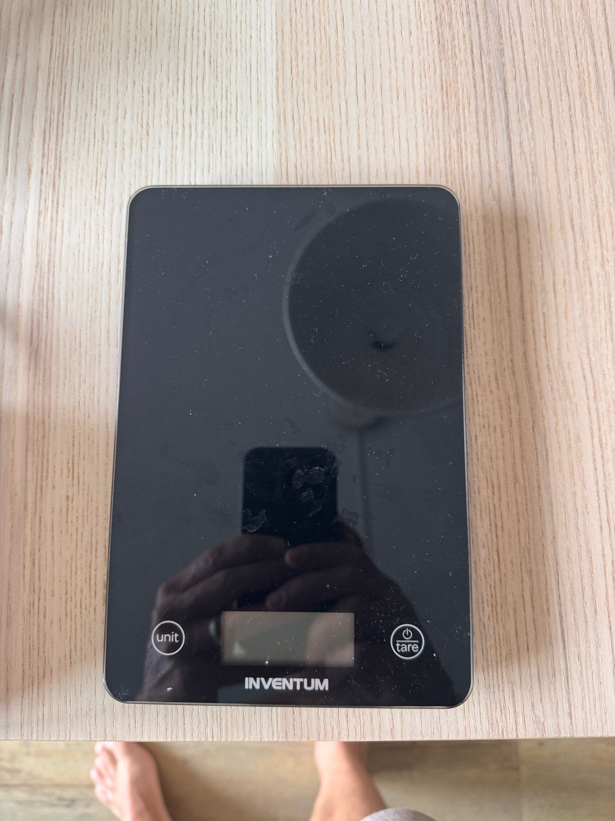 Inventum Keukenweegschaal - Zo goed als nieuw, Witgoed en Apparatuur, Weegschalen, Ophalen, Minder dan 10 kg, Keukenweegschaal