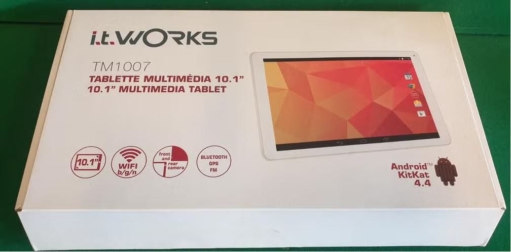 i.t.WORKS TM1007 10.1" Multimedia Tablet Android KitKat, Computers en Software, Android Tablets, 10 inch, Gebruikt, Gps, 16 GB