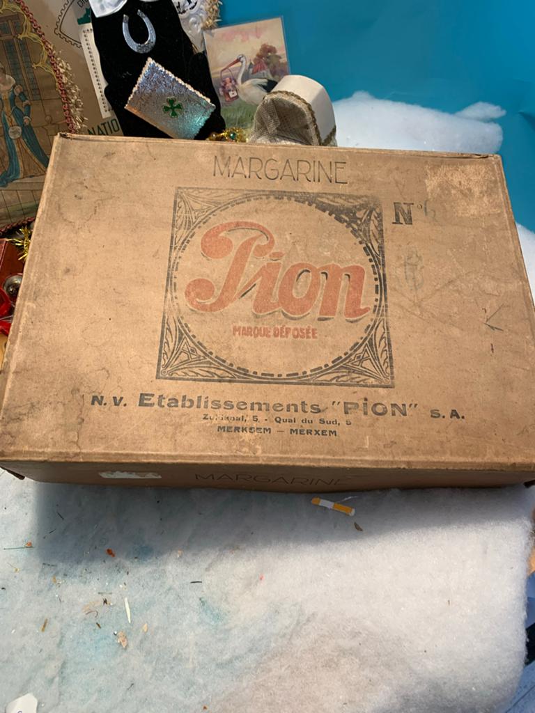 Vintage Margarine Pion Etalage Doos, Ophalen of Verzenden