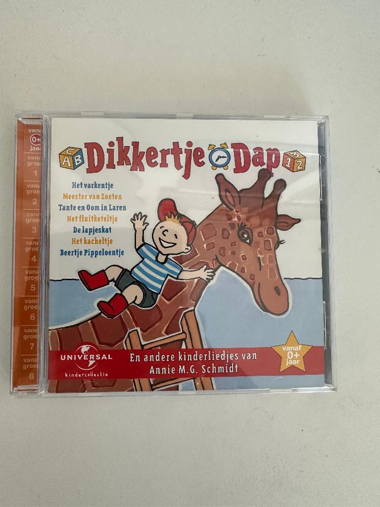 CD Dikkertje Dap div liedjes Annie MG Schmidt, Ophalen of Verzenden, Zo goed als nieuw, Muziek