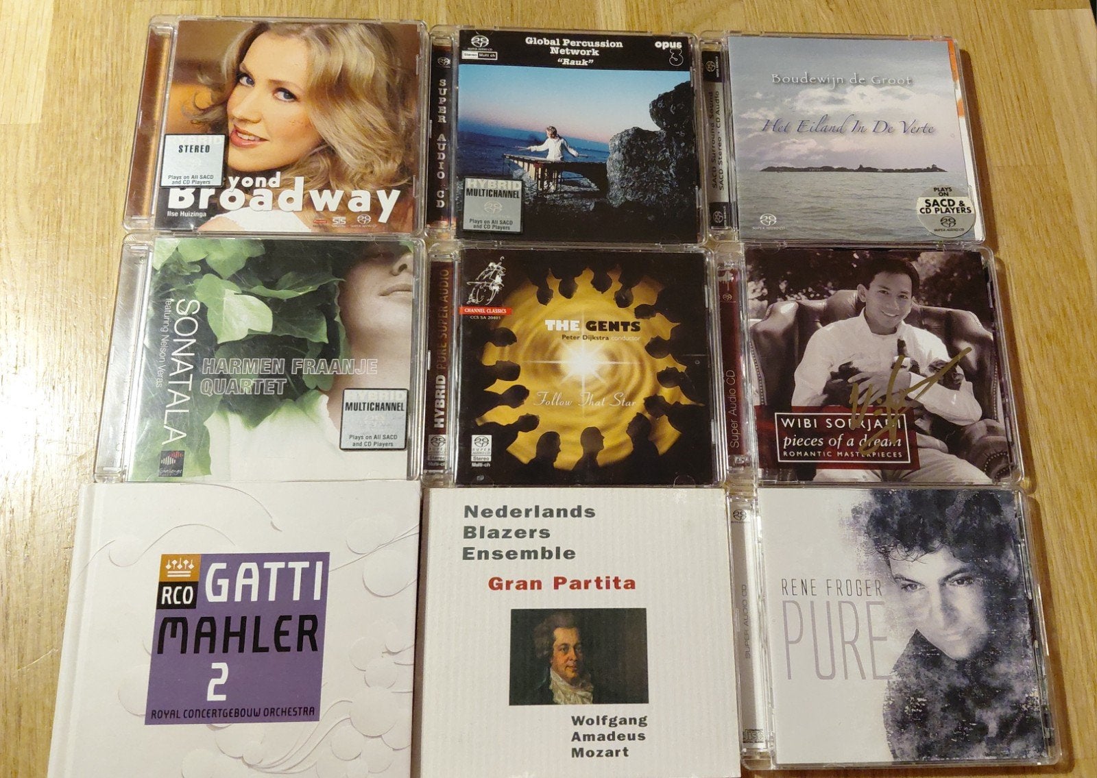 Stapeltje Super Audio CD'S, Cd's en Dvd's, Cd's | Klassiek, Ophalen of Verzenden, Barok, Zo goed als nieuw, Overige typen