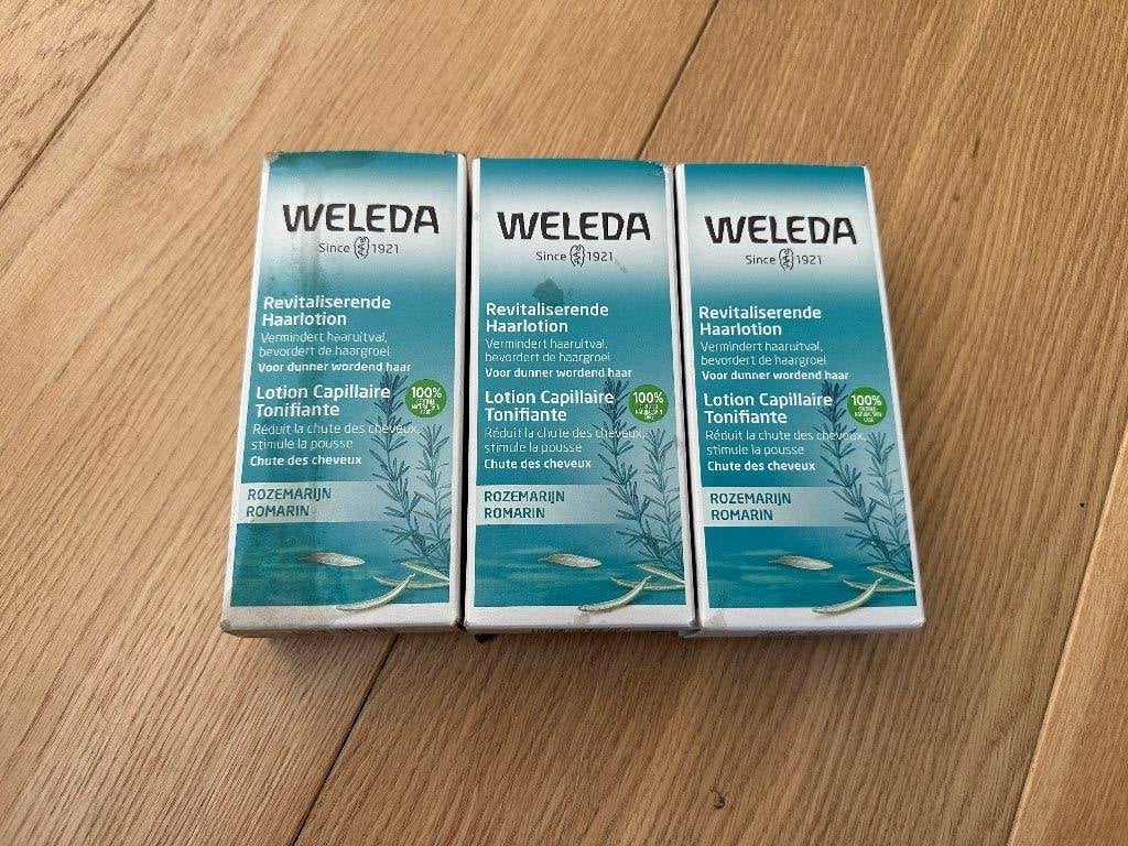 3x Weleda Revitaliserende Haarlotion Rozemarijn (100ml), Ophalen of Verzenden, Nieuw, Haarverzorger of -hersteller