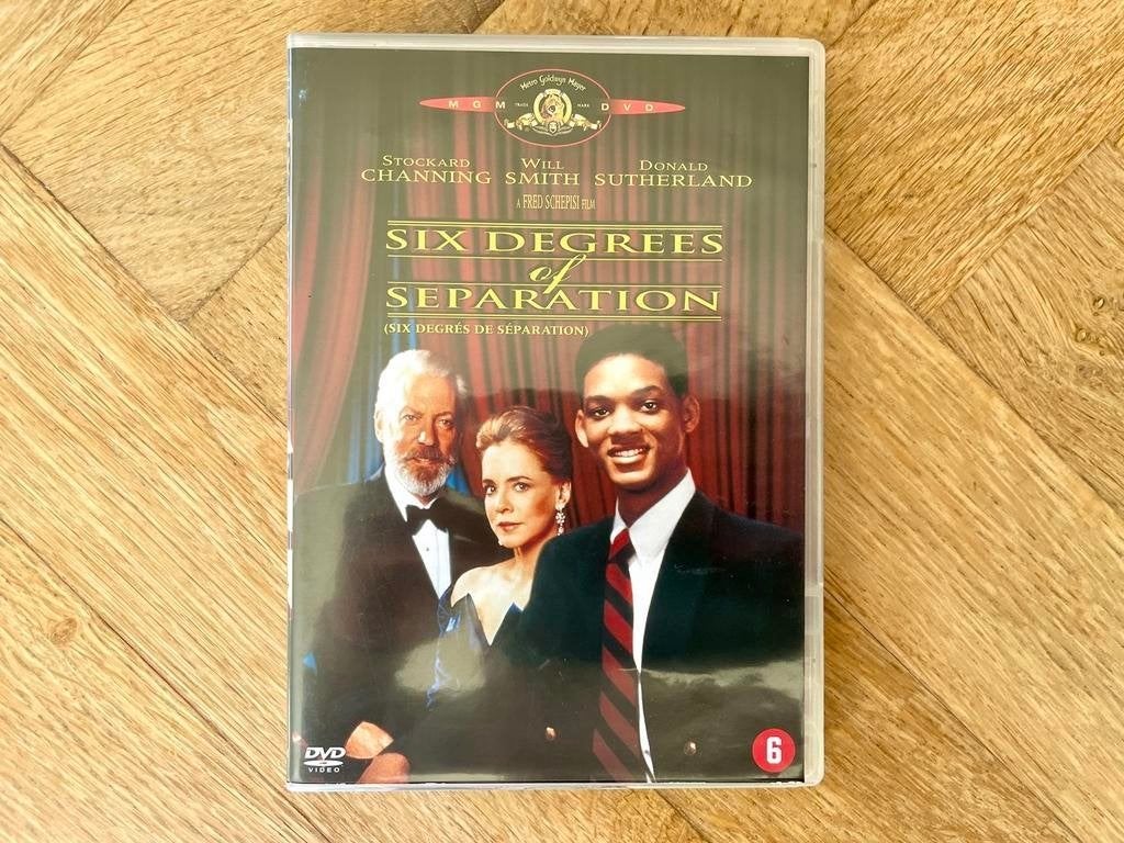 Six Degrees of Separation (1993) op DVD (krasvrij, met NL), Engels, Nederlands, Ophalen of Verzenden, Zo goed als nieuw