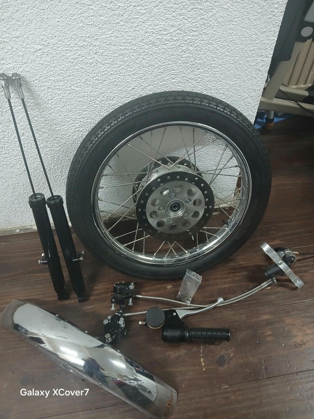 Zundapp schijfrem set - Voorwiel, voorvork en remmen, Ophalen, Gebruikt