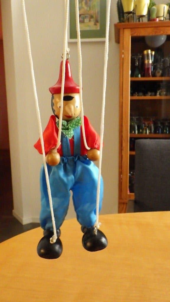 mooie Pinokkio marionet, Verzamelen, Ophalen of Verzenden, Huis en Inrichting