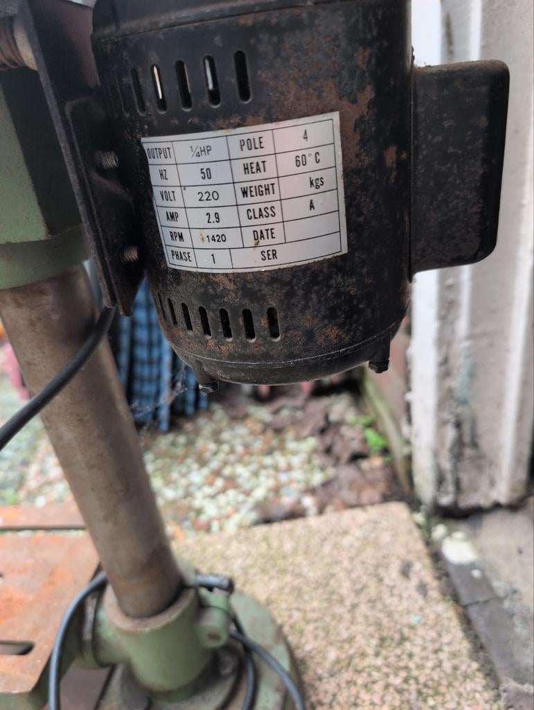 Kolomboormachine PUSH 5-Speed Drill Press (Gebruikt), Doe-het-zelf en Verbouw, Gereedschap | Boormachines, Ophalen, Gebruikt, Variabele snelheid