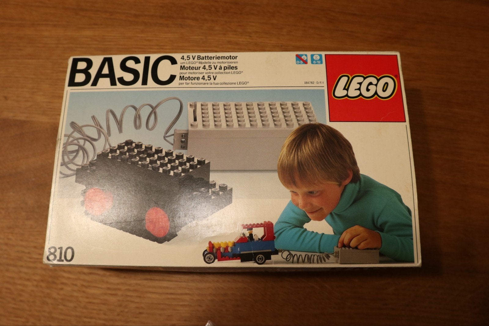 LEGO Vintage Basic 4,5 Volt Motor (Set 810), Inclusief instructies, Gebruikt, Overige thema's, Lego