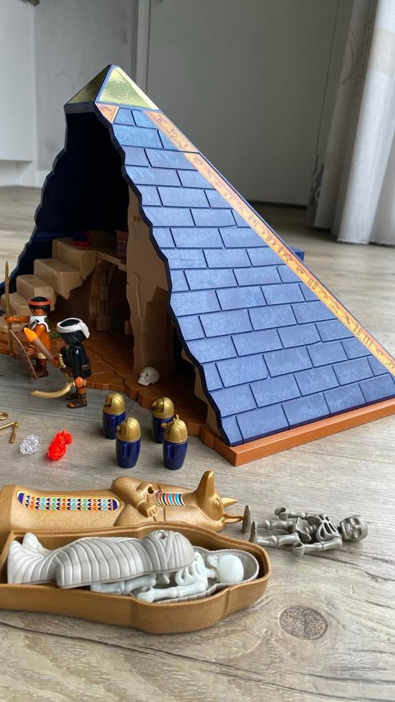 Playmobil piramide met accessoires, Ophalen, Zo goed als nieuw, Complete set