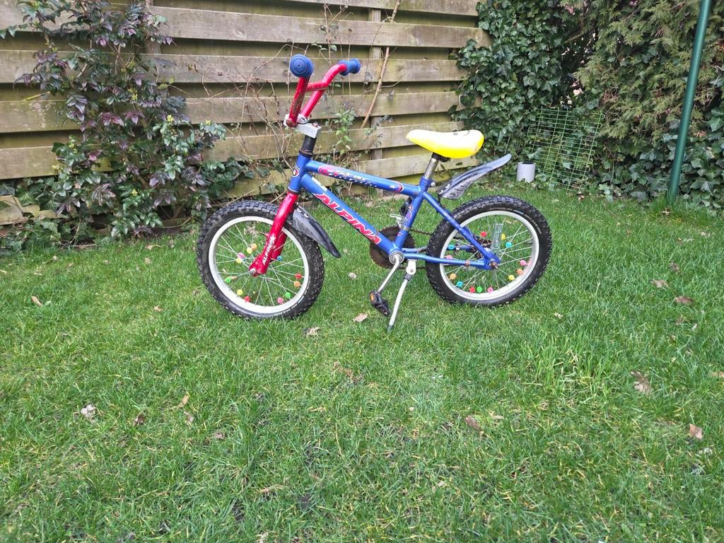 Kleine Crossfiets voor Kinderen, Ophalen, Staal, Stuur 360° draaibaar, Alpha