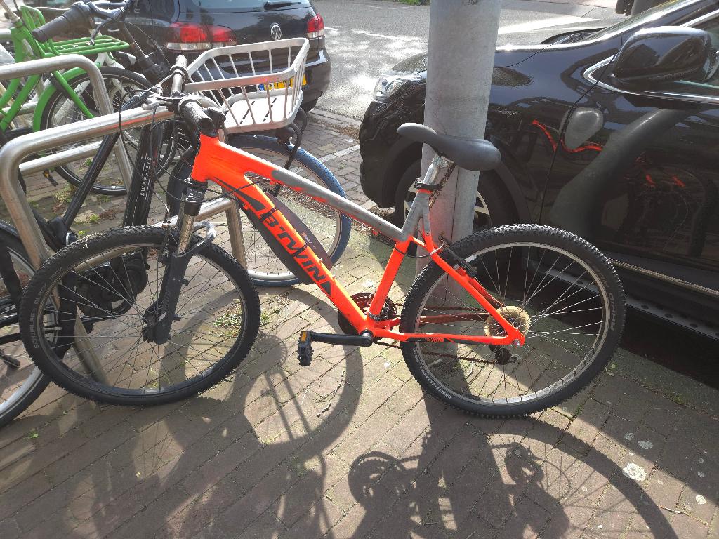 Mountainbike B-Twin, Fietsen en Brommers, Fietsen | Jongens, Gebruikt, Versnellingen, Btwin, Schijfrem