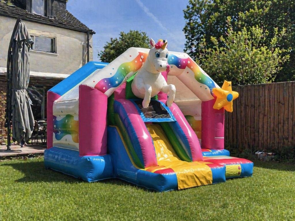 Unicorn Springkussen huren Breda, Ophalen of Verzenden, Nieuw, Verjaardag