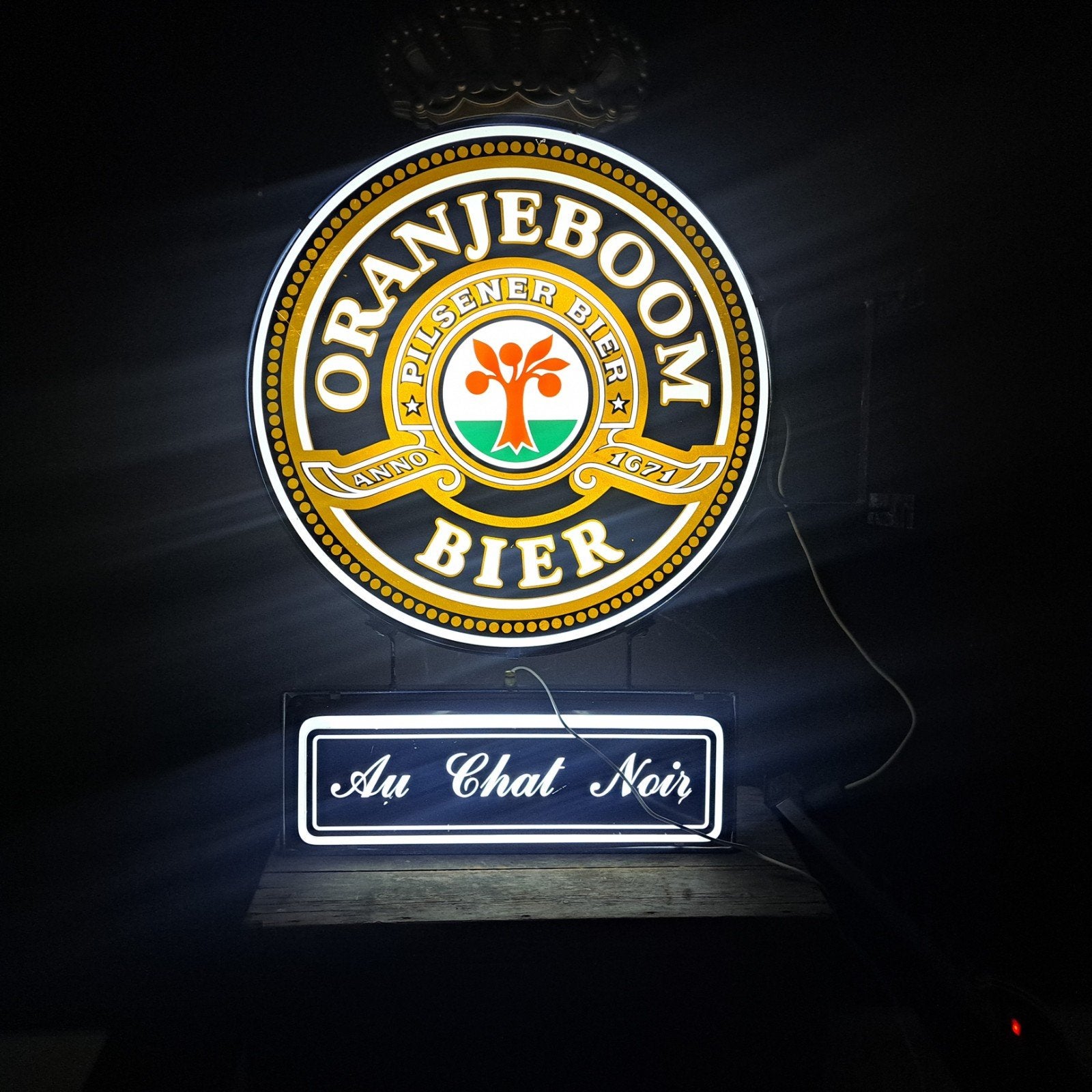 Oranjeboom Bier lichtbak Xxl, Ophalen, Gebruikt, Lichtbak of (neon) lamp