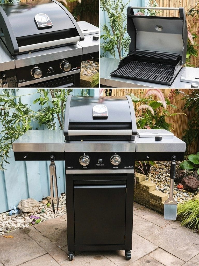 Grandhall BBQ/ gas BBQ, Ophalen, Zo goed als nieuw, Grandhall