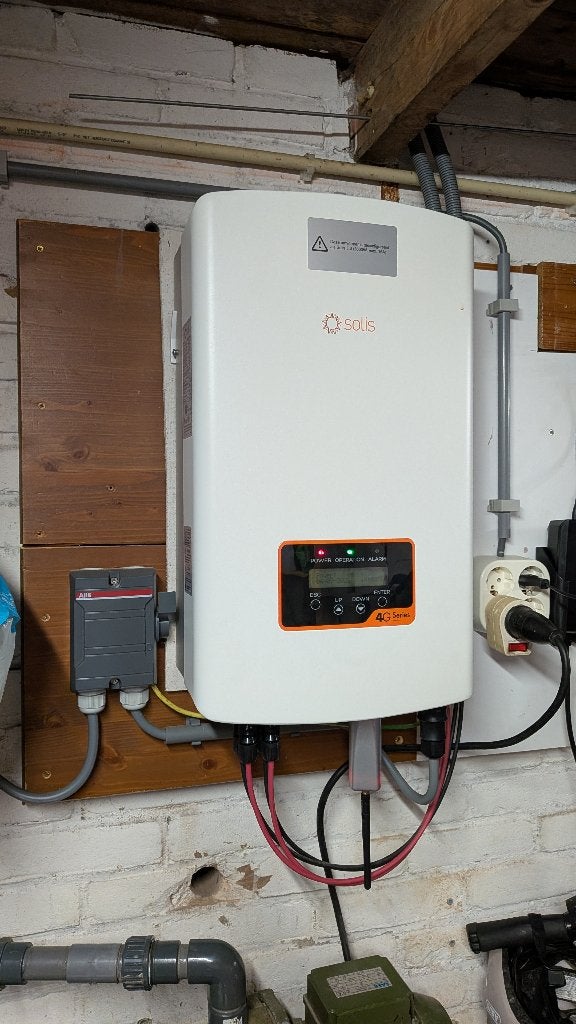 Solis 3.6K omvormer, 3600W AC, 16A, 2 MPPT, IP65, Ophalen, Zo goed als nieuw, Overige typen