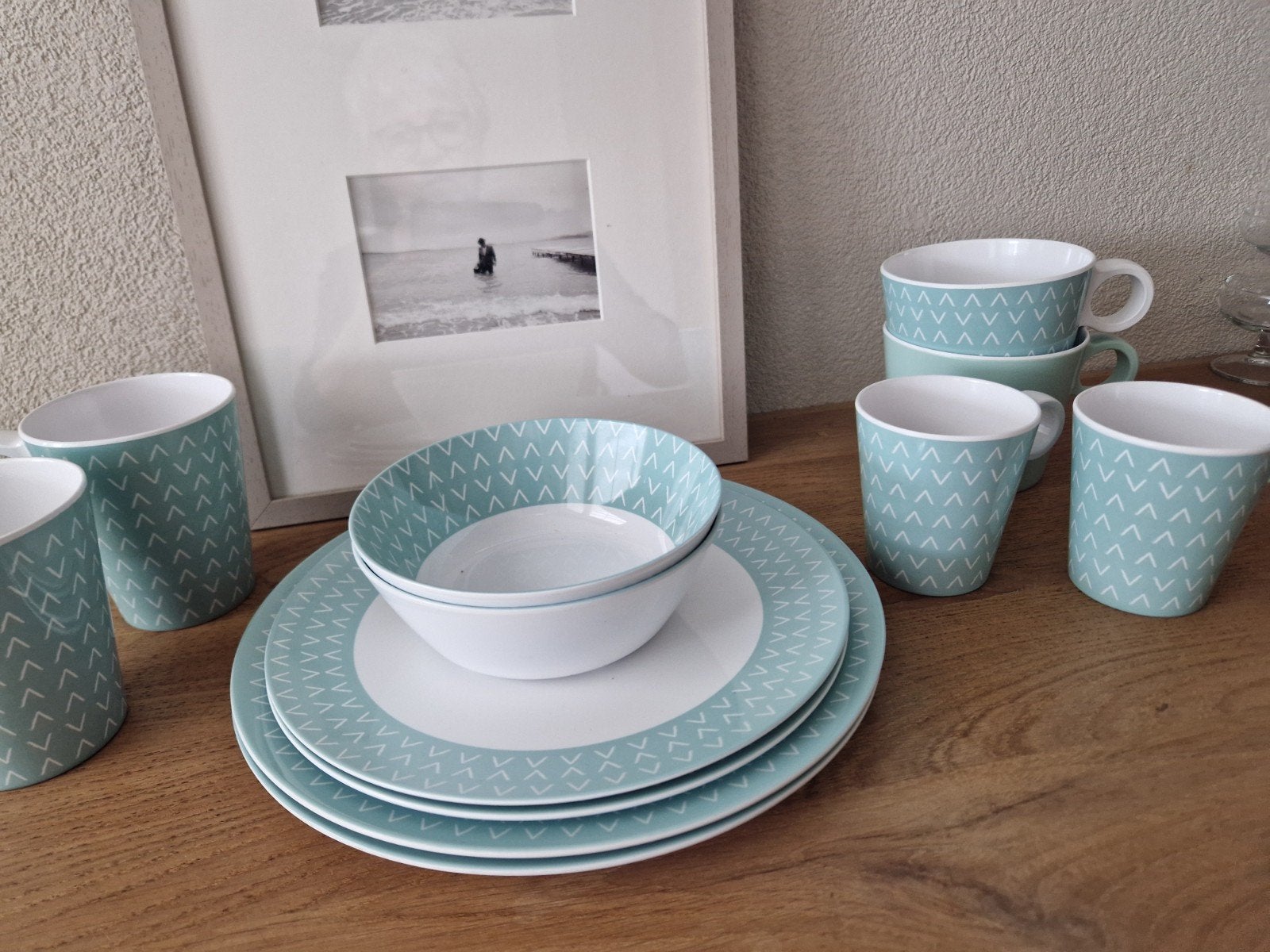 mepal flow 'arrow' servies 2 pers, Caravans en Kamperen, Ophalen of Verzenden