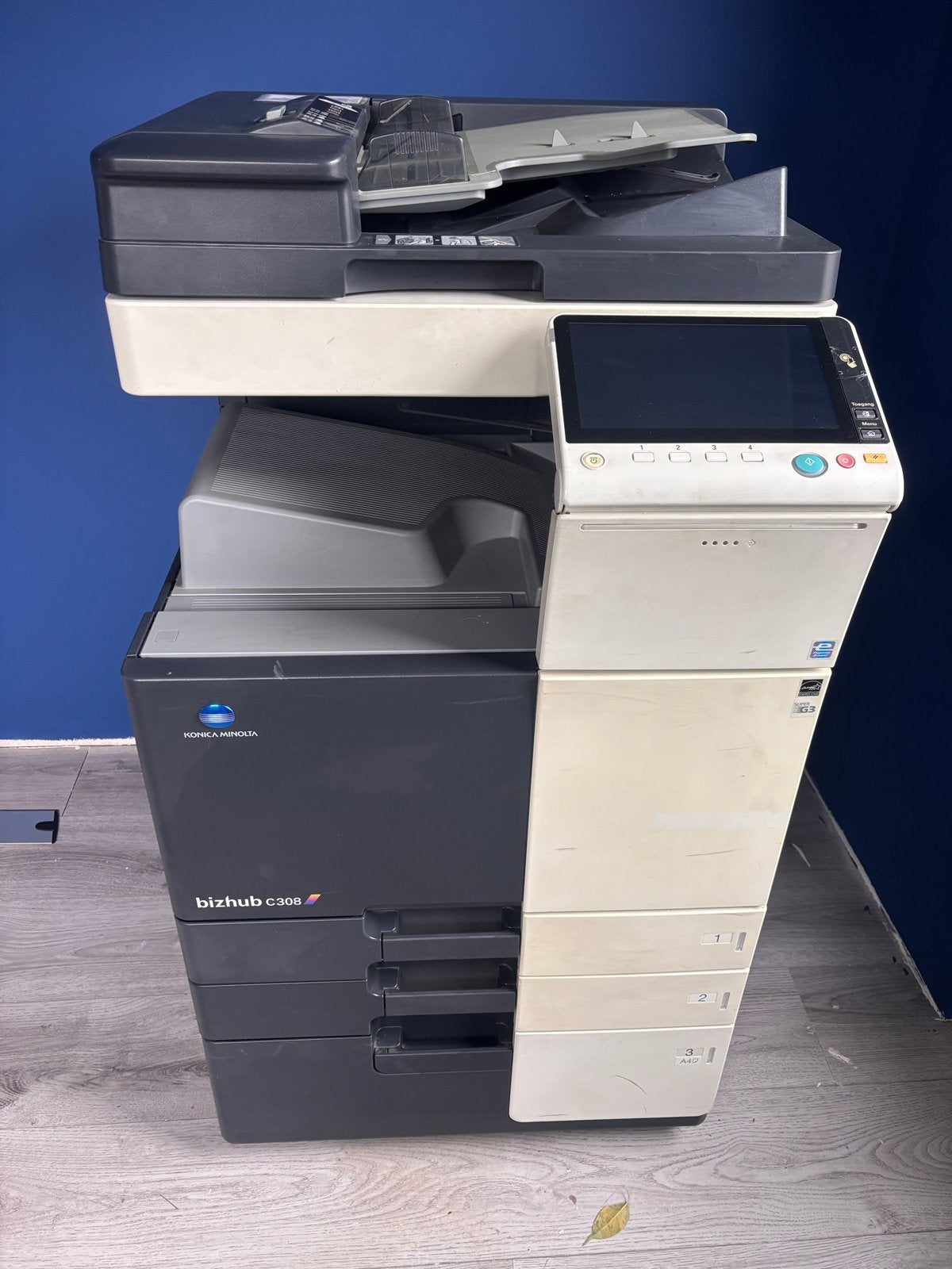 Konica Minolta bizhub C308 All-in-one Printer, Computers en Software, Ophalen, Gebruikt, All-in-one, Kleur printen