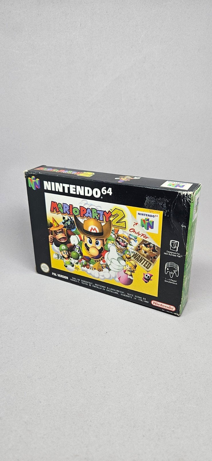 Mario Party 2 - Nintendo 64 (N64) PAL Compleet in doos, Spelcomputers en Games, Games | Nintendo 64, Overige genres, Eén computer