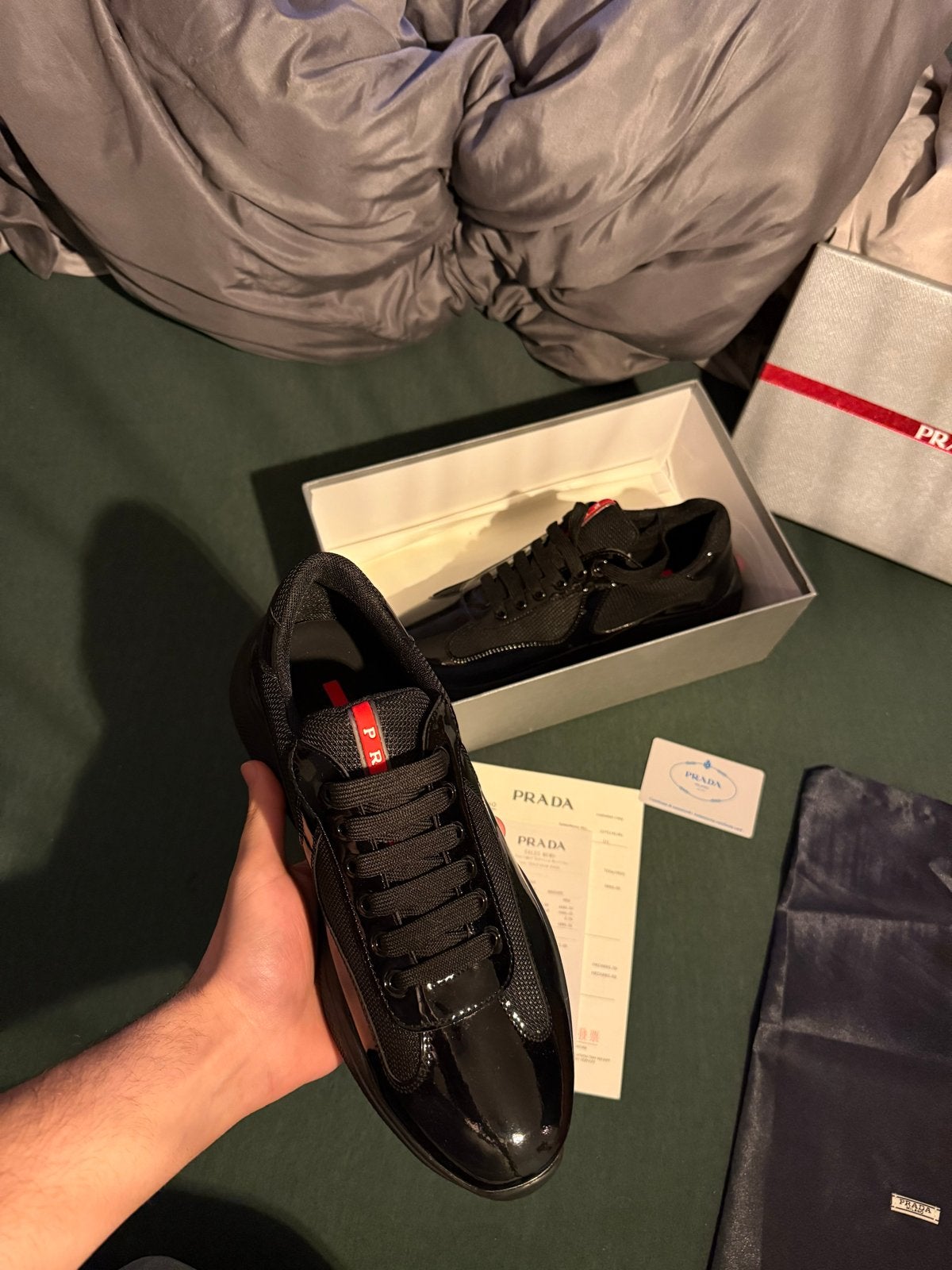 Prada Cups Maat 43 Nieuw Ongedragen met Alle Toebehoren, Kleding | Heren, Schoenen, Zwart, Nieuw, Ophalen of Verzenden, Sneakers of Gympen