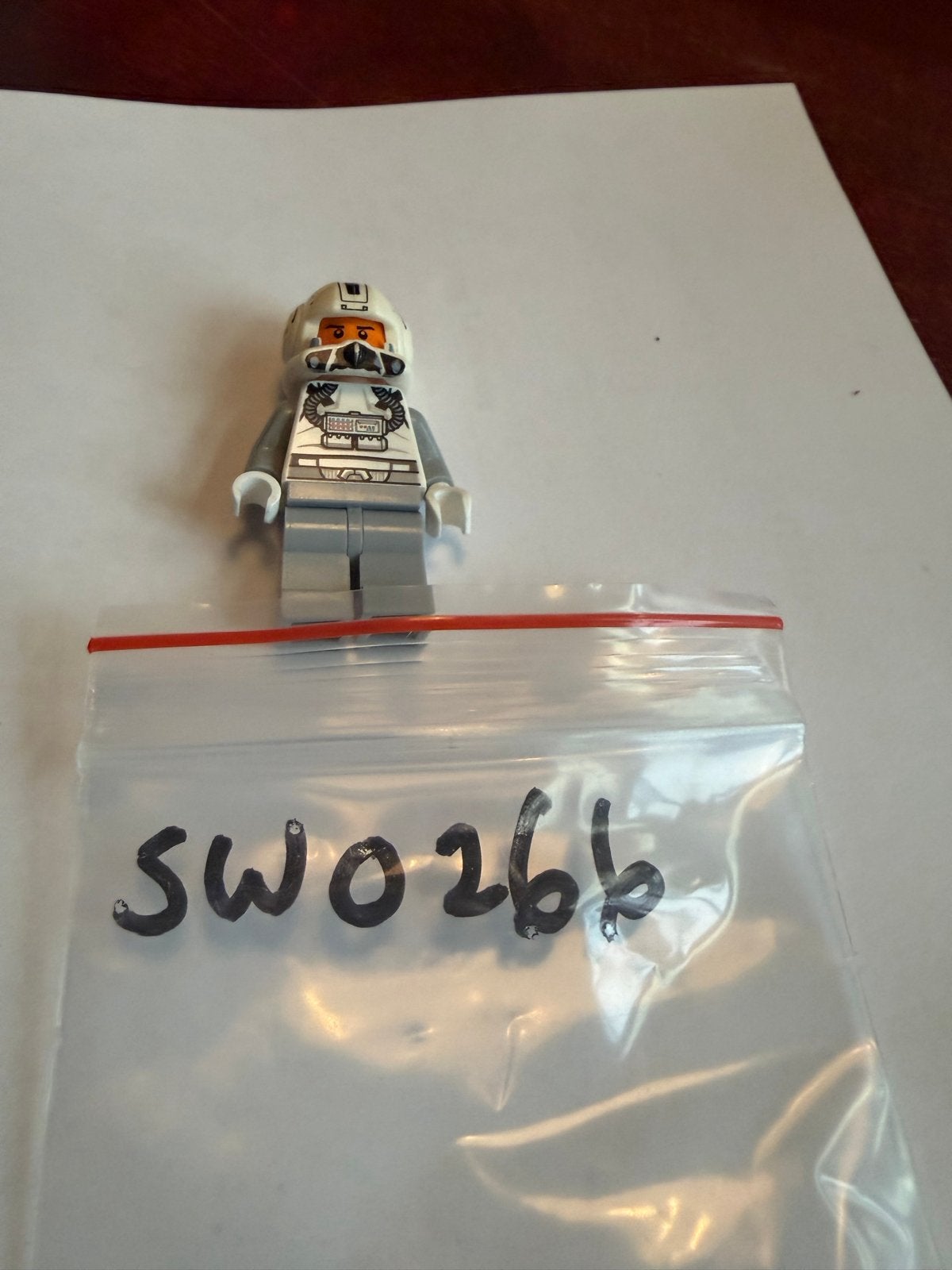 LEGO Star Wars SW0266 Hoth Rebel Trooper Minifiguur, Ophalen of Verzenden, Gebruikt