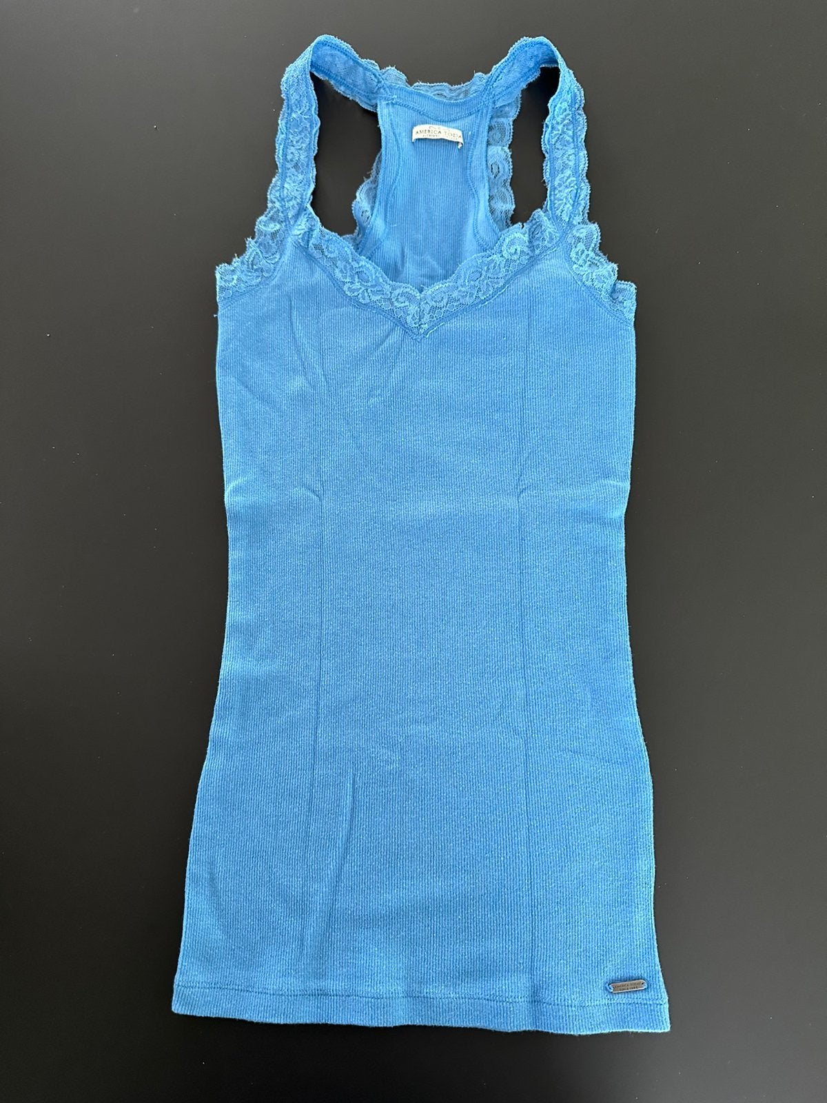 Hemdje blauw maat XS America Today, Blauw, Ophalen of Verzenden, Zo goed als nieuw, Zonder mouw