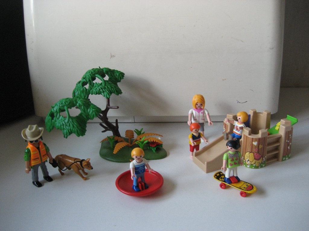 playmobil spelen in de tuin, Ophalen of Verzenden, Zo goed als nieuw