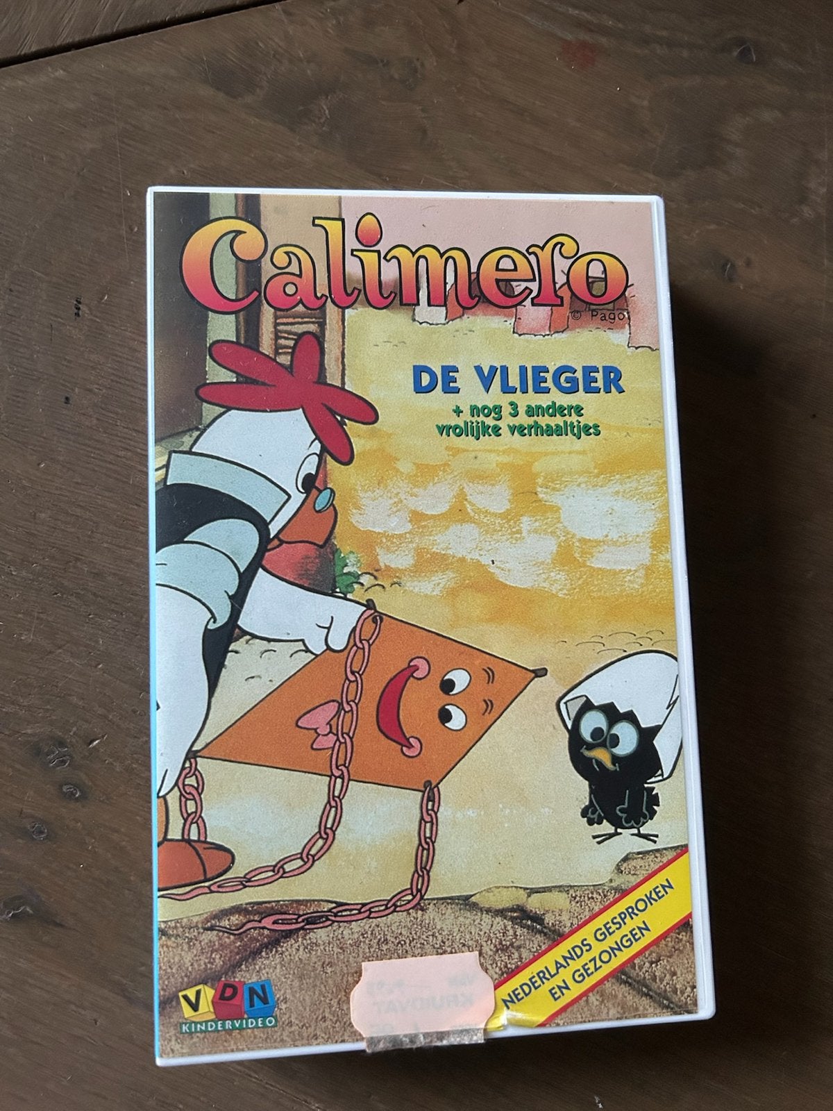 Calimero De Vlieger VHS - Nederlands Gesproken, Tekenfilm, Alle leeftijden, Nieuw in verpakking, VHS