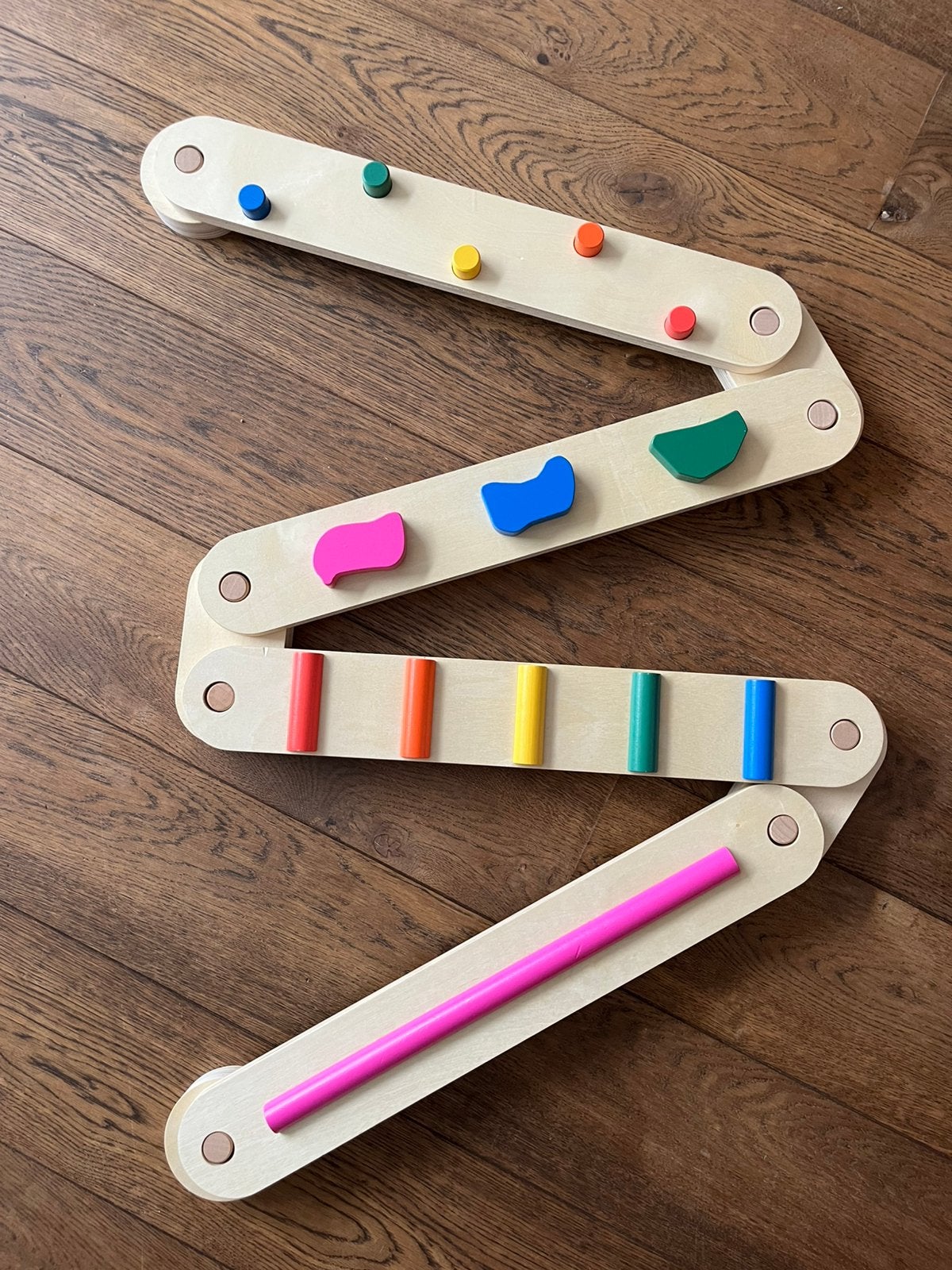 Houten montessori balans planken, Ophalen of Verzenden, Zo goed als nieuw, Overige typen