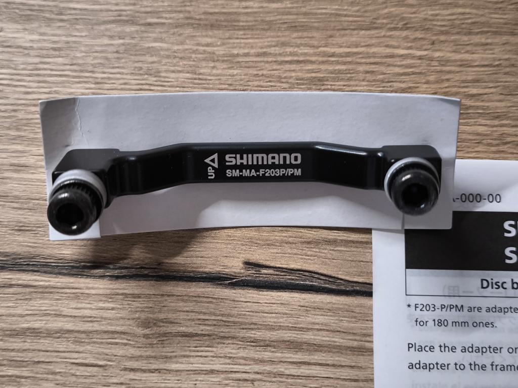 SHIMANO POSTMOUNT ADAPTER 203mm, Remmen, Verzenden, Nieuw, SHIMANO
