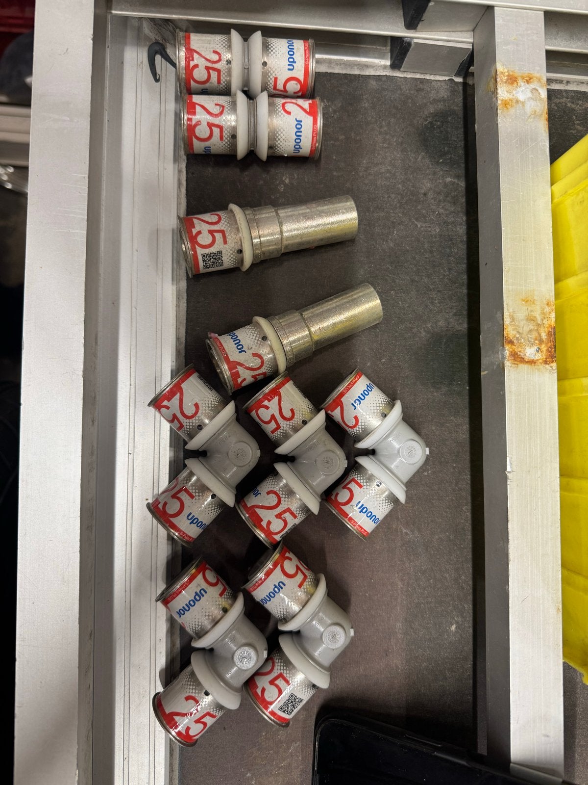 Uponor 25 mm koppelingen - Diverse typen, Overige materialen, Overige typen, Nieuw, 20 tot 40 mm