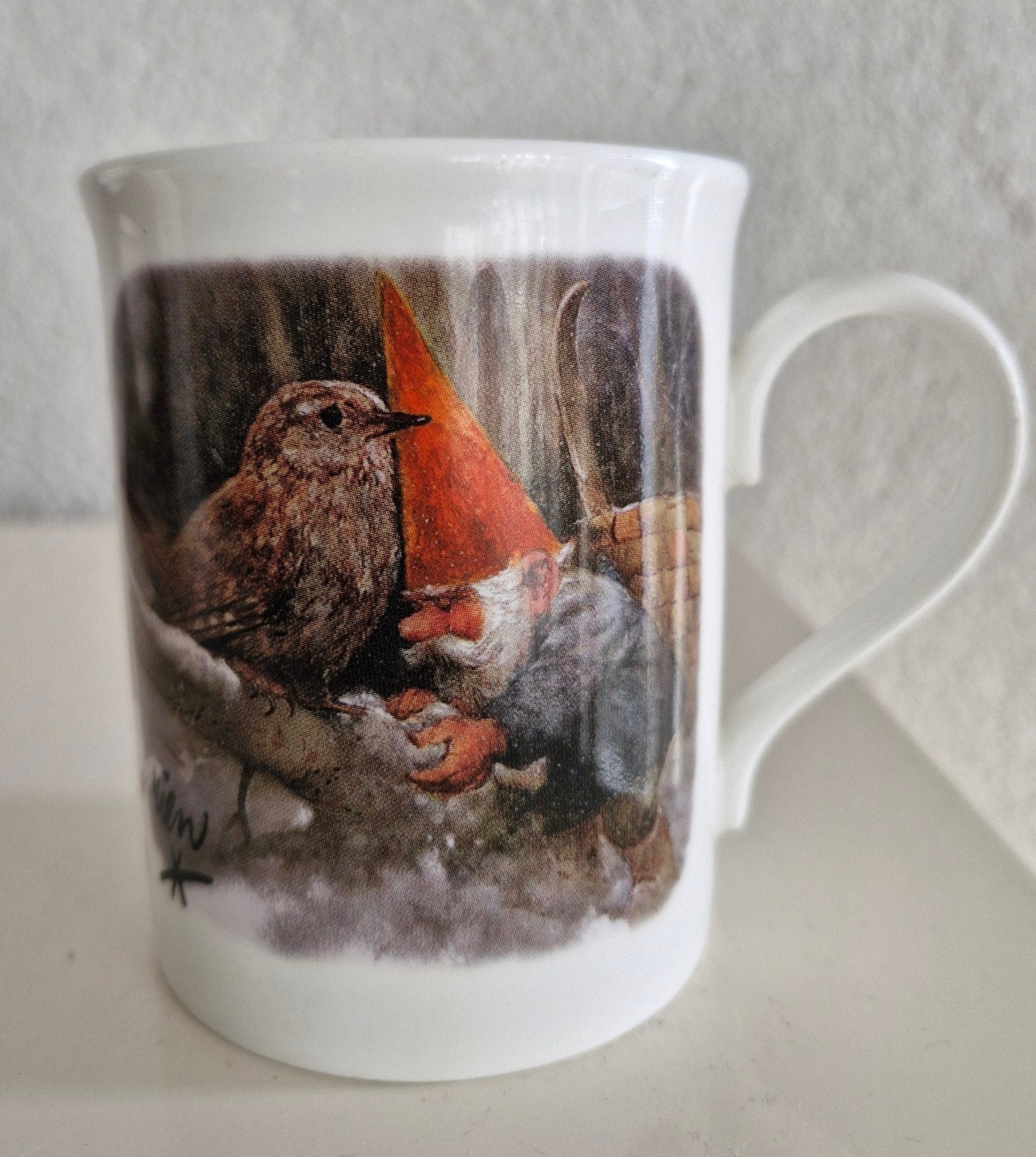 Rien Poortvliet David de Kabouter beker Douwe Egberts, Huis en Inrichting, Ophalen of Verzenden, Steen/keramiek, Meerkleurig, Overige merken