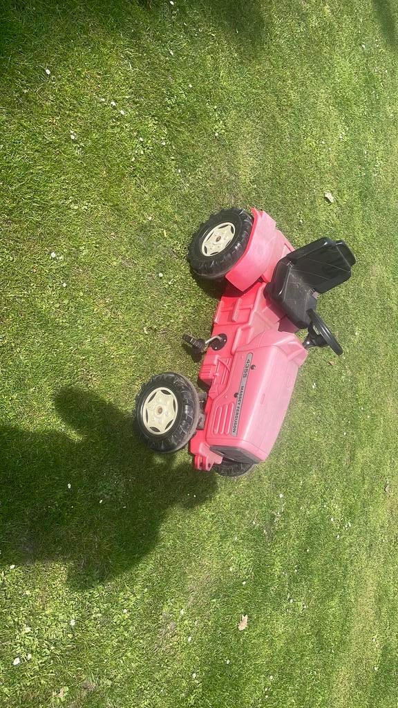 Traptractor, Kinderen en Baby's, Ophalen, Gebruikt, Overige merken, Met kar of aanhanger
