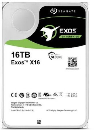 4x Seagate Exos 16TB 16X - ST16000NM001G, Computers en Software, Ophalen of Verzenden, Zo goed als nieuw, Desktop
