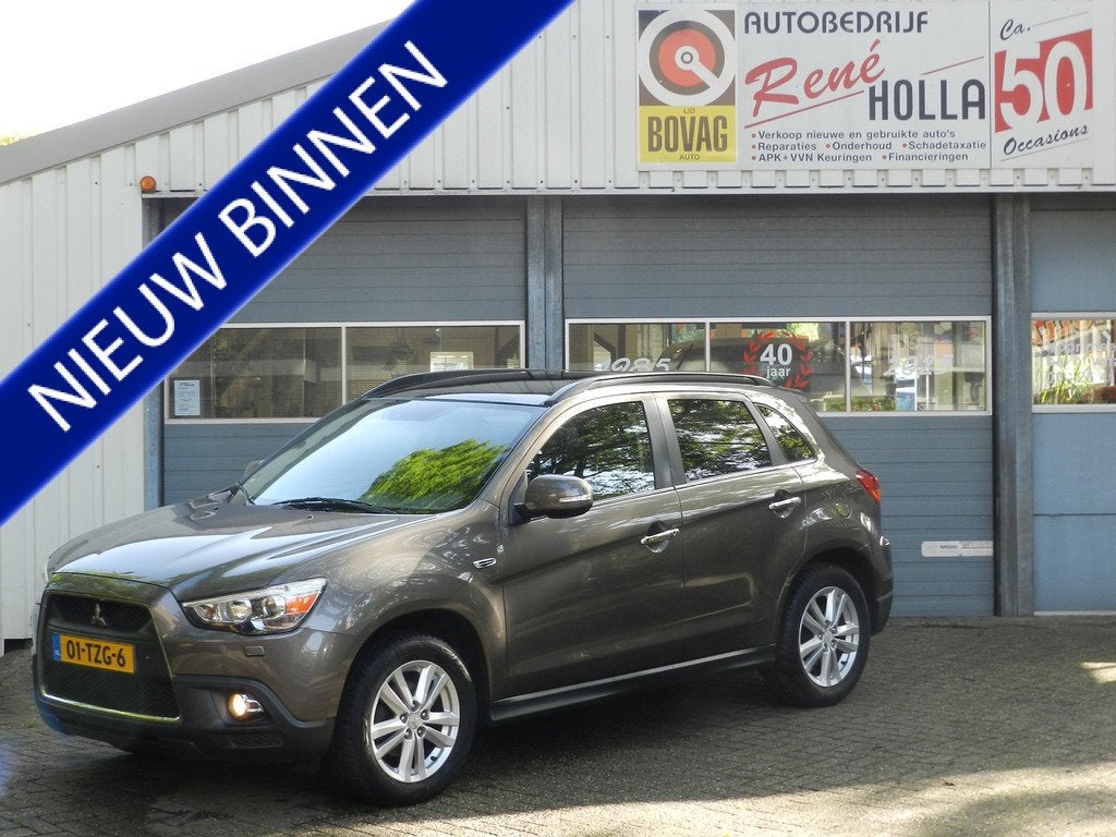 Mitsubishi ASX 1.6 Instyle ClearTec 5Drs Climate & Cruise co, Voorwielaandrijving, Euro 5, Gebruikt, Zwart